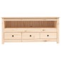 Mobile Porta TV 114x35x52 cm in Legno Massello di Pino Mobile Porta TV 114x35x52 cm in Legno Massello di Pino
