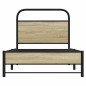 vidaXL Giroletto senza Materasso Rovere Sonoma 80x200 cm in Truciolato