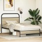 vidaXL Giroletto senza Materasso Rovere Sonoma 107x203cm in Truciolato
