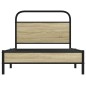 vidaXL Giroletto senza Materasso Rovere Sonoma 107x203cm in Truciolato
