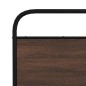 vidaXL Giroletto senza Materasso Rovere Marrone 150x200 cm Truciolato