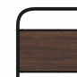 vidaXL Giroletto senza Materasso Rovere Marrone 80x200cm in Truciolato
