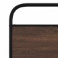 vidaXL Giroletto senza Materasso Rovere Marrone 107x203 cm Truciolato