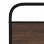 vidaXL Giroletto senza Materasso Rovere Marrone 120x200 cm Truciolato