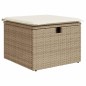 vidaXL Set Divano da Giardino 8 pz con Cuscini Beige in Polyrattan