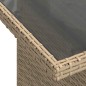 vidaXL Set Divano da Giardino 8 pz con Cuscini Beige in Polyrattan
