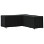 vidaXL Coperture per Divano a L 2pz 254x254x80 cm 420D Tessuto Oxford