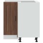 vidaXL Base ad Angolo Cucina Porto Rovere Marrone in Legno Multistrato