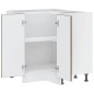 vidaXL Base ad Angolo Cucina Porto Rovere Marrone in Legno Multistrato