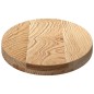 vidaXL Piano per Tavolo 80x40x4 cm in Rovere Massello Ovale