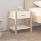 Tavolino da Letto Bianco 42x38x45 cm in Legno Multistrato Tavolino da Letto Bianco 42x38x45 cm in Legno Multistrato