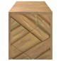 vidaXL Tavolino da Salotto 110x35x38 cm in Legno Massello di Teak