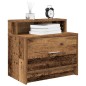 vidaXL Comodino con Cassetto Legno Antico 51x31x47 cm
