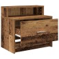 vidaXL Comodino con Cassetto Legno Antico 51x31x47 cm