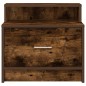 vidaXL Comodini con Cassetto 2 pz Rovere Fumo 51x31x47 cm