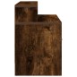 vidaXL Comodini con Cassetto 2 pz Rovere Fumo 51x31x47 cm