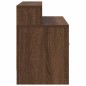vidaXL Comodino con Cassetto Rovere Marrone 51x31x47 cm vidaXL Comodino con Cassetto Rovere Marrone 51x31x47 cm