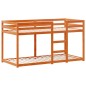 vidaXL Letto a Castello con Tetto Cera 80x200 cm Legno Massello Pino