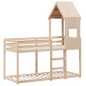 vidaXL Letto a Castello senza Materasso 90x190 cm Legno di Pino vidaXL Letto a Castello senza Materasso 90x190 cm Legno di Pino