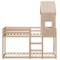 vidaXL Letto a Castello senza Materasso 90x190 cm Legno di Pino vidaXL Letto a Castello senza Materasso 90x190 cm Legno di Pino