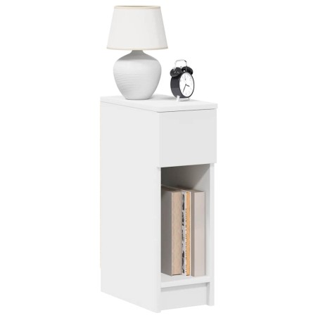 vidaXL Comodini con Cassetto 2 pz Bianco 20x36x60 cm