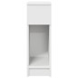 vidaXL Comodini con Cassetto 2 pz Bianco 20x36x60 cm vidaXL Comodini con Cassetto 2 pz Bianco 20x36x60 cm