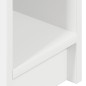 vidaXL Comodini con Cassetto 2 pz Bianco 20x36x60 cm vidaXL Comodini con Cassetto 2 pz Bianco 20x36x60 cm