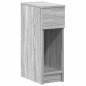 vidaXL Comodino con Cassetto Grigio Sonoma 20x36x60 cm vidaXL Comodino con Cassetto Grigio Sonoma 20x36x60 cm
