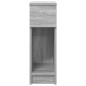 vidaXL Comodino con Cassetto Grigio Sonoma 20x36x60 cm vidaXL Comodino con Cassetto Grigio Sonoma 20x36x60 cm
