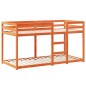 vidaXL Letto a Castello con Tetto Cera 80x200 cm Legno Massello Pino