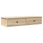 vidaXL Scaffale a Parete con Cassetti Sonoma 100x37,5x19 cm Truciolato
