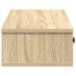vidaXL Scaffale a Parete con Cassetti Sonoma 100x37,5x19 cm Truciolato