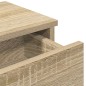 vidaXL Scaffale a Parete con Cassetti Sonoma 100x37,5x19 cm Truciolato