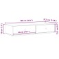 vidaXL Scaffale a Parete con Cassetti Fumo 100x37,5x19cm in Truciolato vidaXL Scaffale a Parete con Cassetti Fumo 100x37,5x19cm in Truciolato