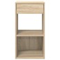 vidaXL Comodini con Cassetto 2 pz Rovere Sonoma 35x34x66,5 cm vidaXL Comodini con Cassetto 2 pz Rovere Sonoma 35x34x66,5 cm