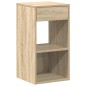 vidaXL Comodini con Cassetto 2 pz Rovere Sonoma 35x34x66,5 cm vidaXL Comodini con Cassetto 2 pz Rovere Sonoma 35x34x66,5 cm