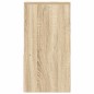 vidaXL Comodini con Cassetto 2 pz Rovere Sonoma 35x34x66,5 cm vidaXL Comodini con Cassetto 2 pz Rovere Sonoma 35x34x66,5 cm
