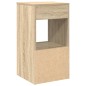 vidaXL Comodini con Cassetto 2 pz Rovere Sonoma 35x34x66,5 cm vidaXL Comodini con Cassetto 2 pz Rovere Sonoma 35x34x66,5 cm