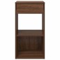 vidaXL Comodini con Cassetto 2 pz Rovere Marrone 35x34x66,5 cm vidaXL Comodini con Cassetto 2 pz Rovere Marrone 35x34x66,5 cm
