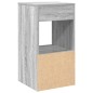 vidaXL Comodini con Cassetto 2 pz Grigio Sonoma 35x34x66,5 cm vidaXL Comodini con Cassetto 2 pz Grigio Sonoma 35x34x66,5 cm