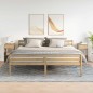 vidaXL Comodini con Cassetto 2 pz Rovere Artigianale 35x34x66,5 cm
