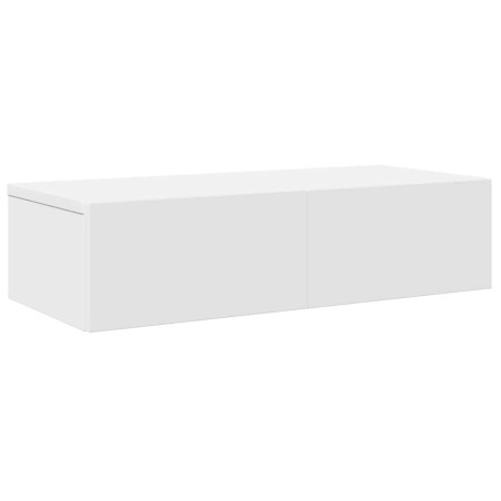 vidaXL Scaffale a Parete con Cassetti Bianco 60x26,5x15 cm Truciolato