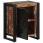 vidaXL Comodino Multicolore 40x30x51 cm in Legno Massello Recupero