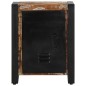 vidaXL Comodino Multicolore 40x30x51 cm in Legno Massello Recupero