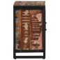 vidaXL Comodino Multicolore 40x30x51 cm in Legno Massello Recupero