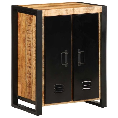 vidaXL Credenza 55x35x70 cm in Legno Massello di Mango Grezzo