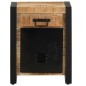 vidaXL Comodino 40x30x50 cm in Legno Massello di Mango Grezzo
