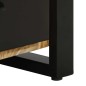 vidaXL Comodino 40x30x50 cm in Legno Massello di Mango Grezzo