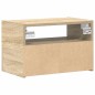 vidaXL Comodino a Muro Rovere Sonoma 45x26x28,5 cm