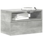 vidaXL Comodino a Muro Grigio Cemento 45x26x28,5 cm vidaXL Comodino a Muro Grigio Cemento 45x26x28,5 cm